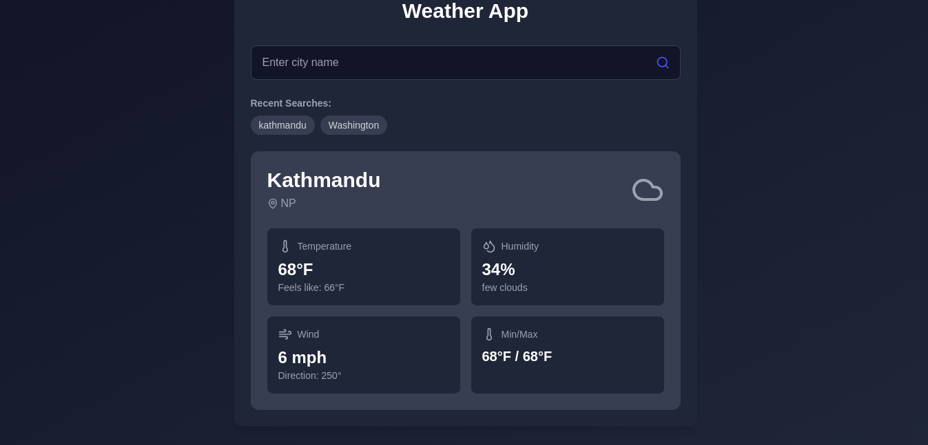 Weather App